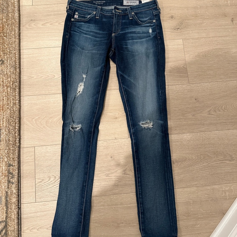 AG Denim The Legging Ankle Super Skinny Ankle Size 25